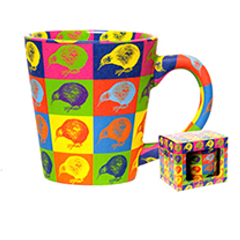 Pop Art Kiwis Latte Mug - MUG130