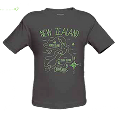 NZ Map GLOW In The Dark - ACTS82