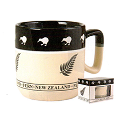 Kiwi Fern Stoneware Mug - MUG96