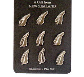 NZ Ferns Lapel Badges - B30 SET of 9