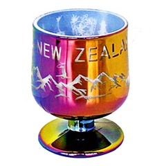 NZ Rainbow Goblet Shot Glasses - 10643 Set of 2