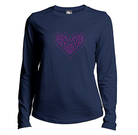 Merino Koru Heart Women's T-Shirt - MT370-83