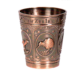 NZ Birds Copper Shot Glasses - SH82C set of 2