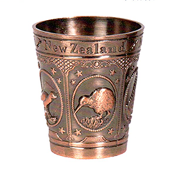 NZ Birds Copper Shot Glasses - SH82C set of 2