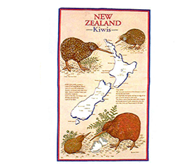 New Zealand Kiwis Tea Towel - MK4