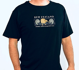 Kiwi & Koru Embroidered - 168BL