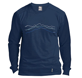 Merino Mountain Peaks Men's T-Shirt - MT540-83