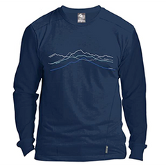 Merino Mountain Peaks Men's T-Shirt - MT540-83