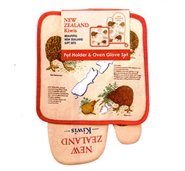 NZ Kiwis Oven Glove & Pot Holder - MK4-PG